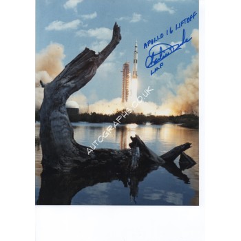 Charles Charlie Duke Apollo signed authentic signed genuine photo. COA UACC