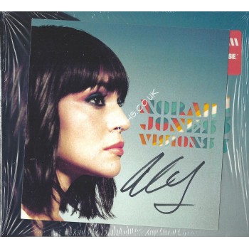 Nora Jones Signed Art Card CD Album Visions. COA UACC