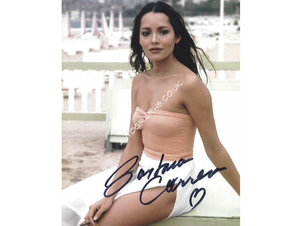 Barbara Carrera Signed James Bond 8x10 Photograph. COA UACC Barbara Carrera Signed James Bond 8x10 Photograph. COA UACC