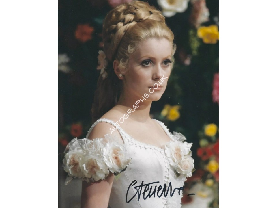 Catherine Deneuve Signed 8x10 Photograph. COA UACC