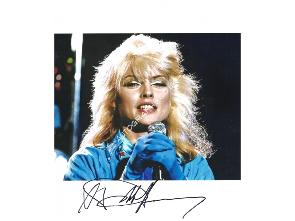 Debbie Harry Blondie Signed 8x10 Photograph. COA UACC