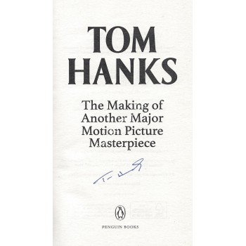Tom Hanks Signed Paperback Book. COA UACC