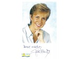 Jill Dando Signed 6x4 Promo Card BBC Crimewatch. COA UACC