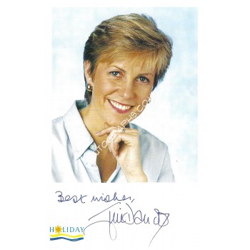Jill Dando Signed 6x4 Promo Card BBC Crimewatch. COA UACC