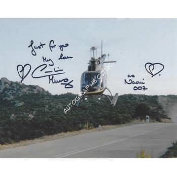 Caroline Munro Signed 8x10 James Bond Photograph 5. COA UACC