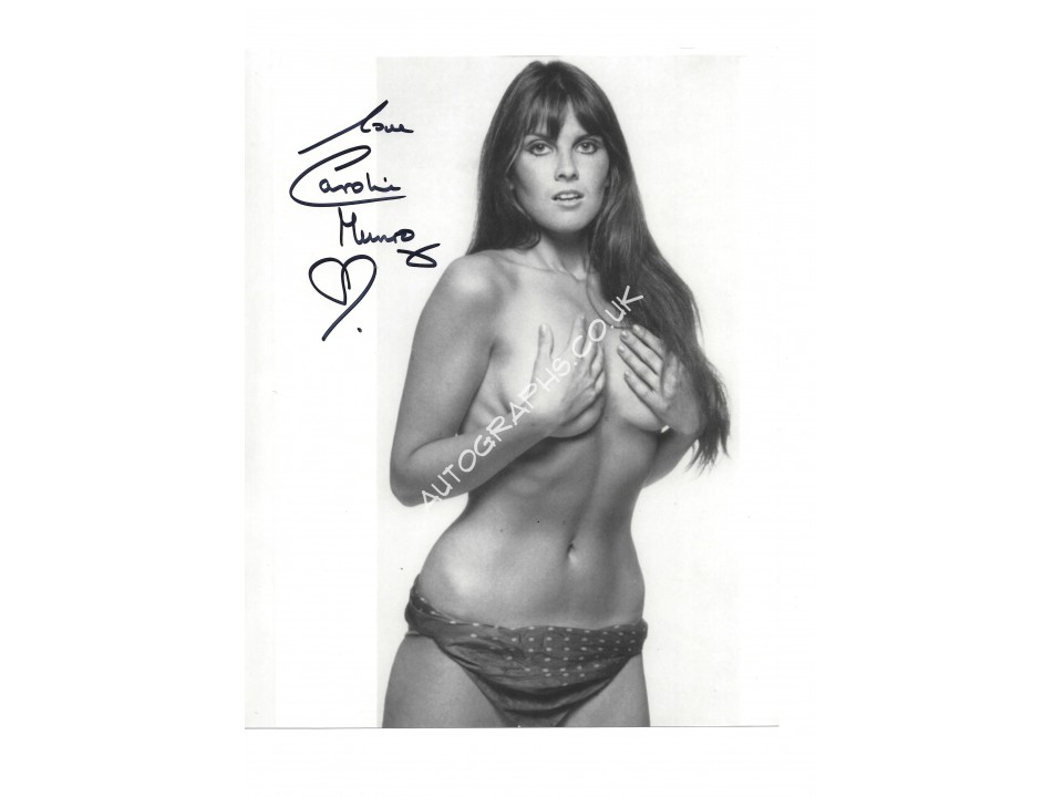 Caroline Munro Signed 8x10 James Bond Photograph 6. COA UACC