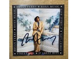 Bryan Ferry Roxy Music Greatest Hits Signed Art Card. COA UACC