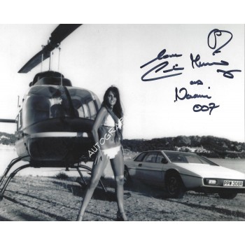 Caroline Munro Signed 8x10 James Bond Photograph 8. COA UACC