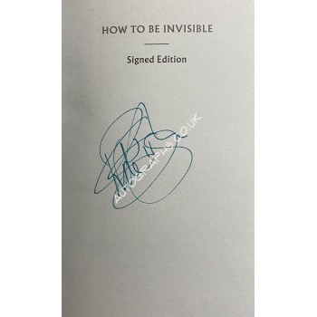 Kate Bush Signed Book How To Be Invisible. COA UACC Kate Bush Signed Book How To Be Invisible. COA UACC