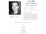Arnold Schwarzenegger signed photograph. COA UACC
