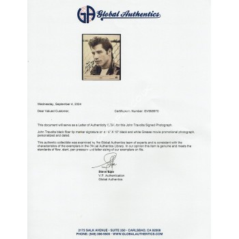John Travolta Sgned Photograph John Travolta Sgned Photograph