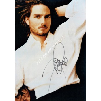 Tom Cruise Signed Photograph. Pre Certified ACOA
