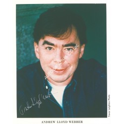 Andrew Lloyd Webber Signed Photograph. COA UACC