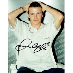 David Beckham Signed Photograph. COA UACC