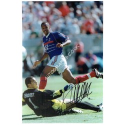 Thierry Henry signed photograph. COA UACC