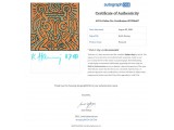 Keith Haring Signed Postcard. Pre Certified ACOA