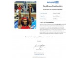Serena Williams Signed Photograph. COA UACC