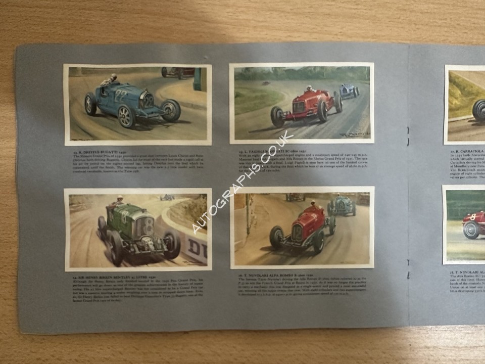 Walter Owen (WO) Bentley Signed Booklet. COA UACC