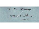 Walter Owen (WO) Bentley Signed Booklet. COA UACC