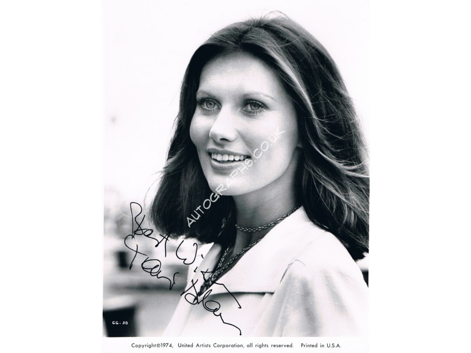 Maud Adams Signed Photograph. COA UACC