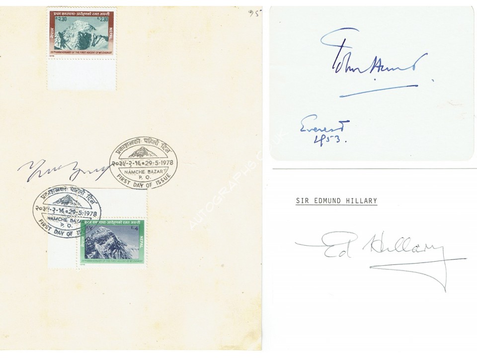 Mount Everest Signature Collection. COA UACC