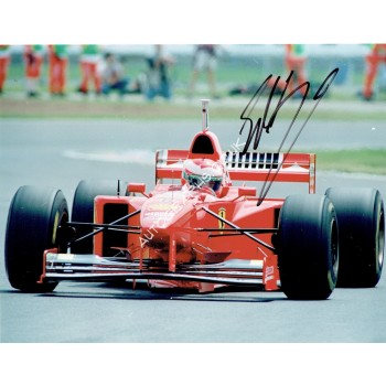 Eddie Irvine Signed Photograph - Ferrari. COA UACC