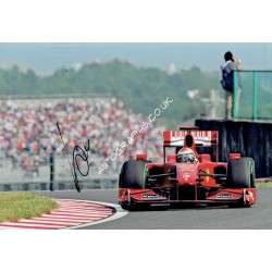 Giancarlo Fisichella Signed Photograph - Ferrari. COA UACC