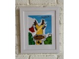 Romero Britto Original Painting. COA UACC