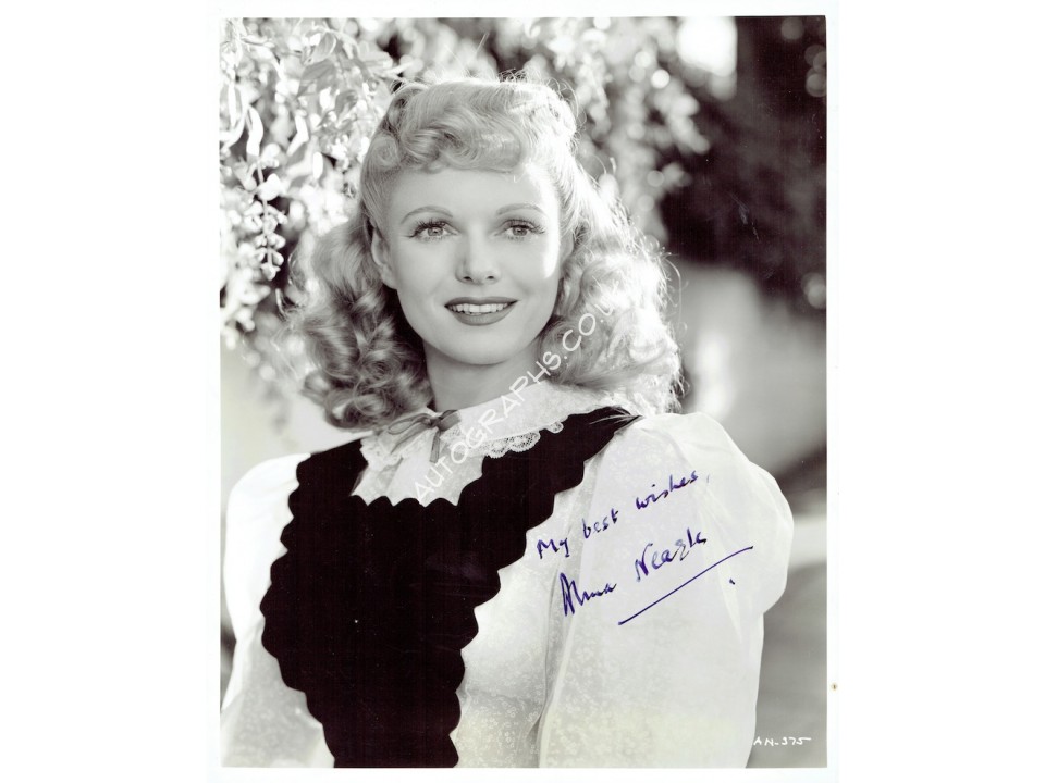 Anna Neagle Signed Photograph. COA UACC