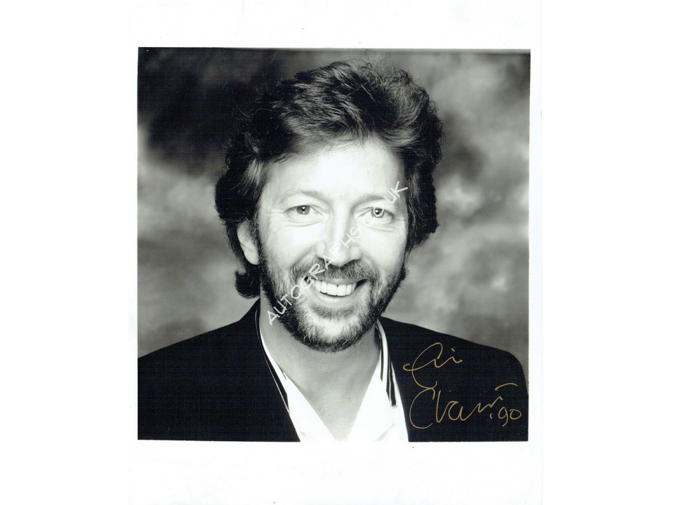 Eric Clapton Signed Photograph. COA UACC
