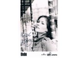 Dido Signed Photograph. COA UACC