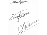 Ferrari Team 1980 - Gilles Villeneuve, Scheckter, Forghieri. COA UACC