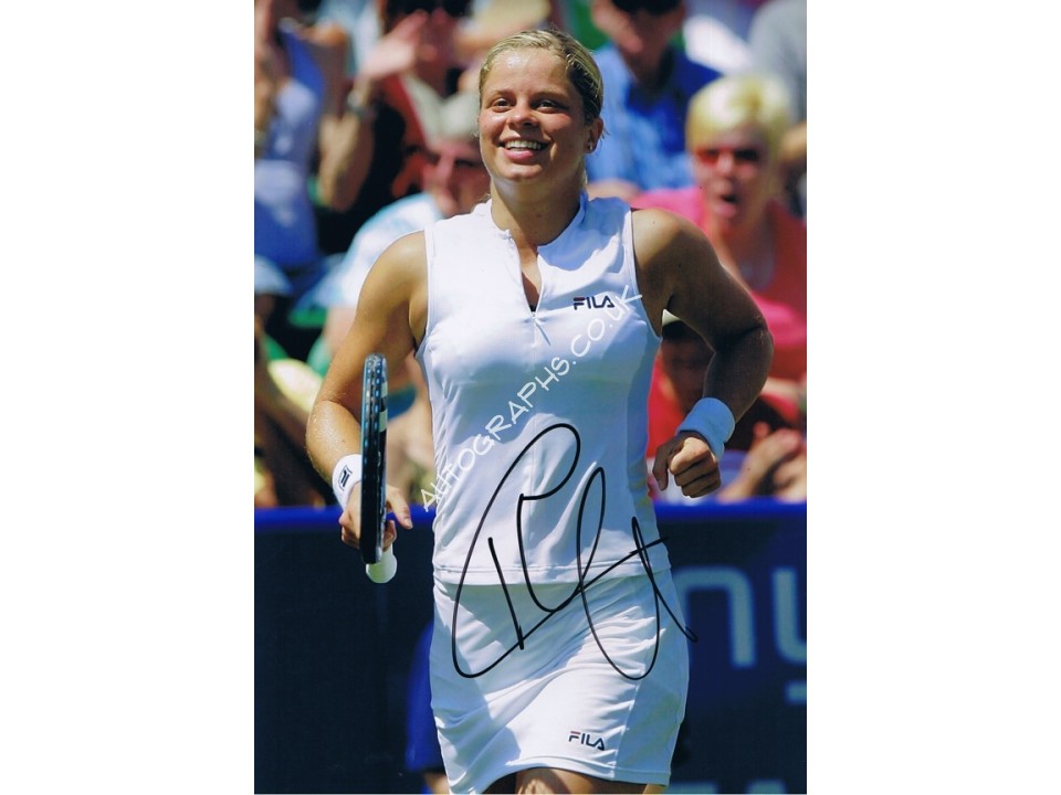 Kim Clijsters Signed Photograph. COA UACC Kim Clijsters Signed Photograph. COA UACC
