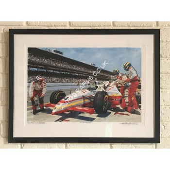 Kenny Brack Original Nicholas Watts Painting Signed by Artist. COA UACC Kenny Brack Original Nicholas Watts Painting Signed by Artist. COA UACC