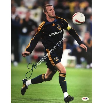 David Beckham Signed (Large) Photograph. COA UACC
