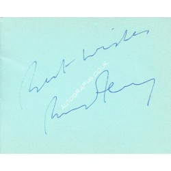 Bryan Ferry Ink Signature Page. COA UACC