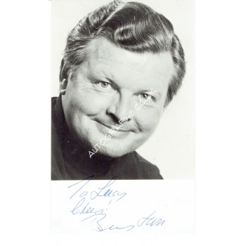 Benny Hill Signed Photograph. COA UACC
