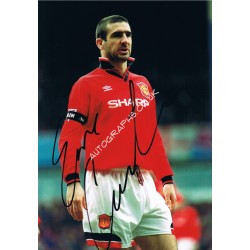 Eric Cantona Signed Photograph. COA UACC