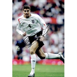 Steven Gerrard Signed Photograph. COA UACC