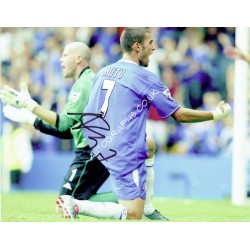 Adrian Mutu Signed Photograph. COA UACC