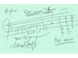 Neal Hefti Music Quotation (Batman). Pre Certified ACOA Neal Hefti Music Quotation (Batman). Pre Certified ACOA