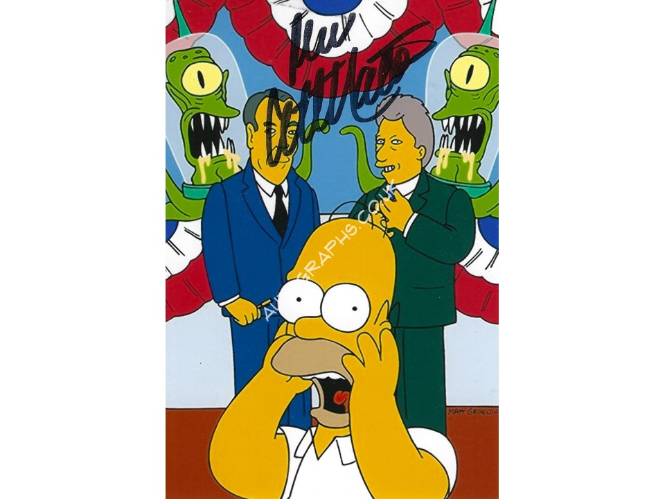 Dan Castellaneta Signed Homer Simpson Photograph  The Simpsons. COA UACC