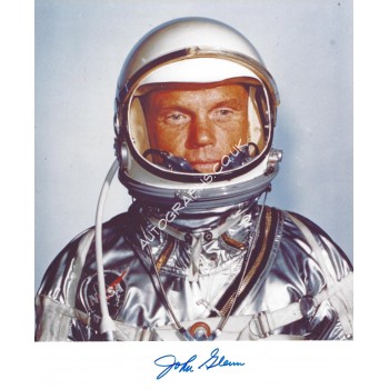 John Glenn Signed 8x10 Photograph The Mercury 7. COA UACC