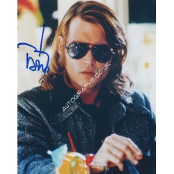 Johnny Depp Signed Photograph. COA UACC