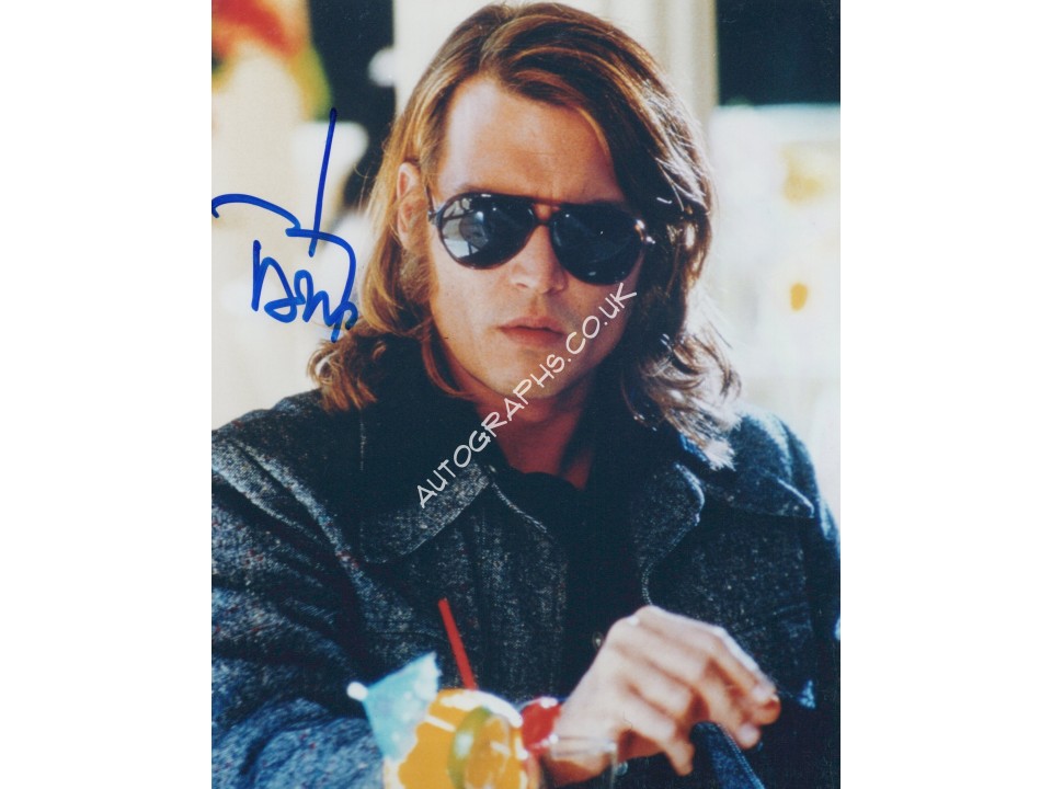 Johnny Depp Signed Photograph. COA UACC