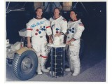 Dave Scott Apollo 15 Signed 8x10 Crew Photo. COA UACC