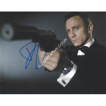 Daniel Craig Signed 8x10 Photograph 3 James Bond 007. COA UACC