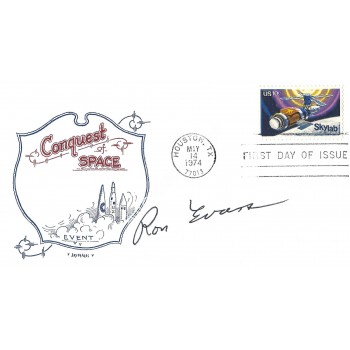 Ron Evans Apollo 17 Signed Postal Cover 2
