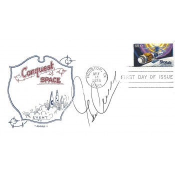 Gene Cernan Apollo 17 Signed Postal Cover