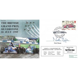 Nick Mason Pink Floyd Signed Postal Cover